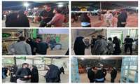 بازدید ریاست شبکه بهداشت و درمان از مواکب فعال در سطح شهر