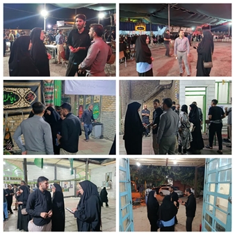 بازدید ریاست شبکه بهداشت و درمان از مواکب فعال در سطح شهر