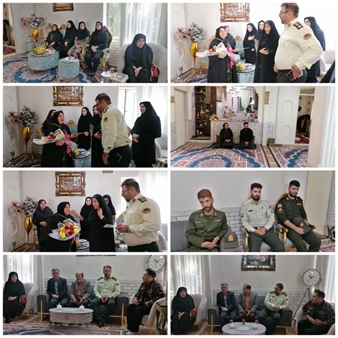 تجلیل از خانواده شهید والامقام «همایون لک» در هفته نیروی انتظامی