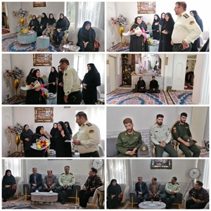 تجلیل از خانواده شهید والامقام «همایون لک» در هفته نیروی انتظامی